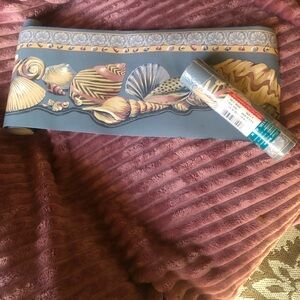 Seashell Pattern Wallpaper Border